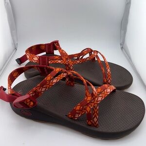 Chaco Womens Z Cloud X Peach Orange Adjustable Strap Sandals J106606 Size 11 US